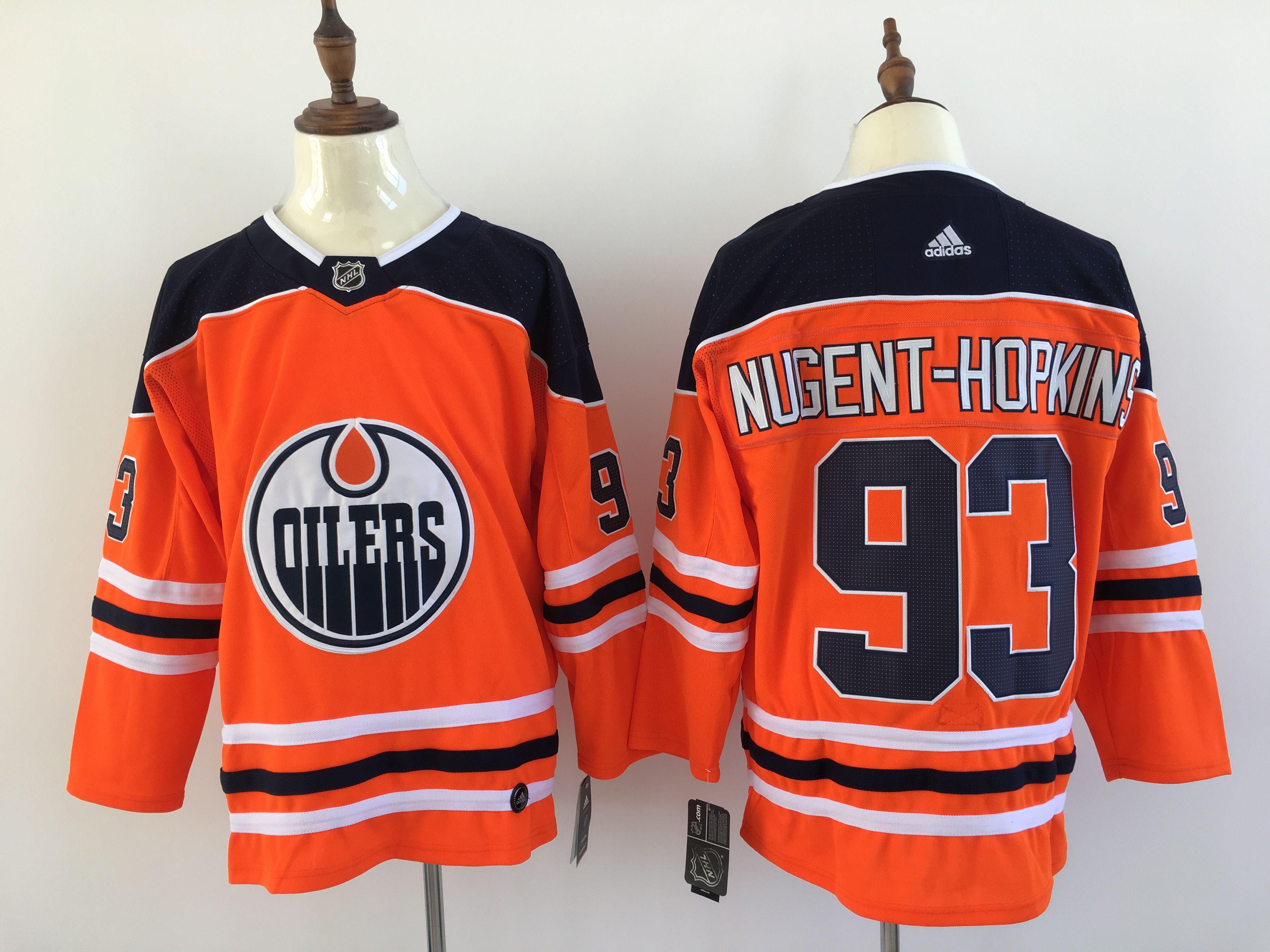 Men Edmonton Oilers #93 Nugent-hopkins Orange Hockey Stitched Adidas NHL Jerseys->philadelphia flyers->NHL Jersey